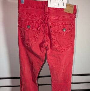 True Religion Red Denim Jeans